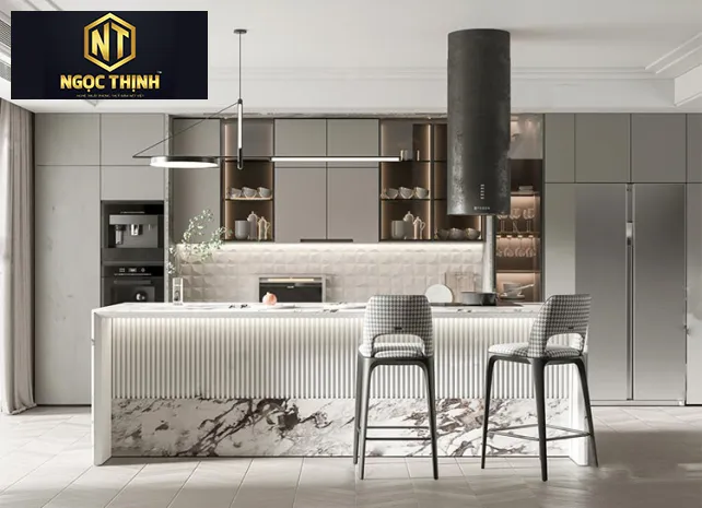 Xưởng Nội Thất Ngọc Thịnh - Tủ bếp gôc công nghiệp bền, đẹp, giá rẻ tại Long Thành